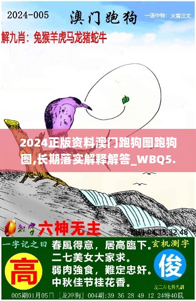 2024正版资料澳门跑狗图跑狗图,长期落实解释解答_WBQ5.78.62高级版