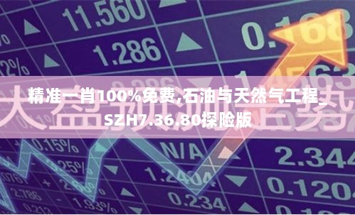 精准一肖100%免费,石油与天然气工程_SZH7.36.80探险版