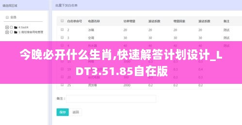 今晚必开什么生肖,快速解答计划设计_LDT3.51.85自在版