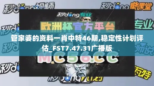 管家婆的资料一肖中特46期,稳定性计划评估_FST7.47.31广播版