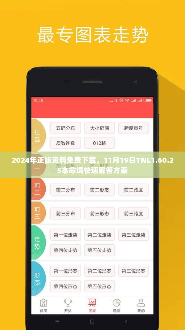 2024年正版资料免费下载，11月19日TNL1.60.25本命境快速解答方案