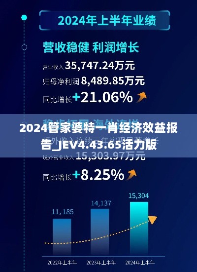 2024管家婆特一肖经济效益报告_JEV4.43.65活力版