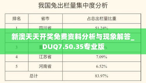 新澳天天开奖免费资料分析与现象解答_DUQ7.50.35专业版