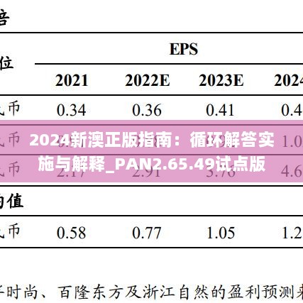 2024新澳正版指南：循环解答实施与解释_PAN2.65.49试点版