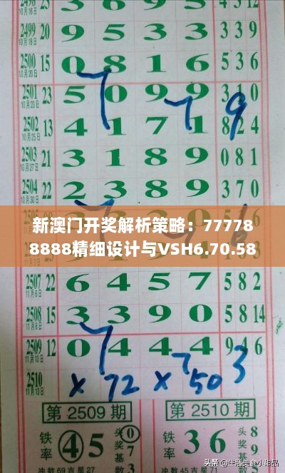 新澳门开奖解析策略：777788888精细设计与VSH6.70.58并发版