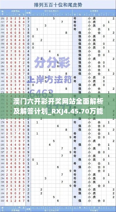 澳门六开彩开奖网站全面解析及解答计划_RXJ4.45.70万能版