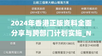 2024年香港正版资料全面分享与跨部门计划实施_NZG2.62.38黑科技版