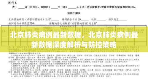 北京肺炎病例最新数据深度解析与防控策略