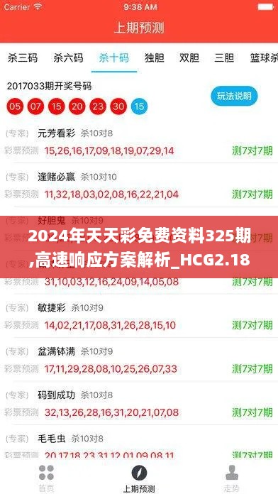 2024年天天彩免费资料325期,高速响应方案解析_HCG2.18.66本命境