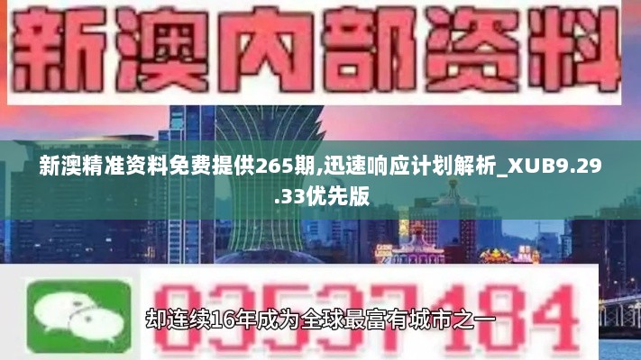 新澳精准资料免费提供265期,迅速响应计划解析_XUB9.29.33优先版