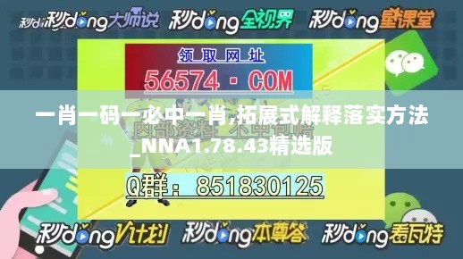 一肖一码一必中一肖,拓展式解释落实方法_NNA1.78.43精选版