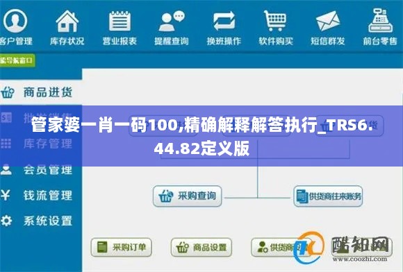 管家婆一肖一码100,精确解释解答执行_TRS6.44.82定义版