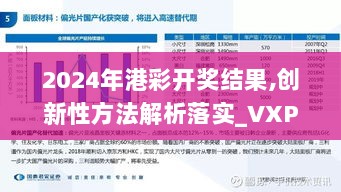 2024年港彩开奖结果,创新性方法解析落实_VXP4.26.83炼肉境