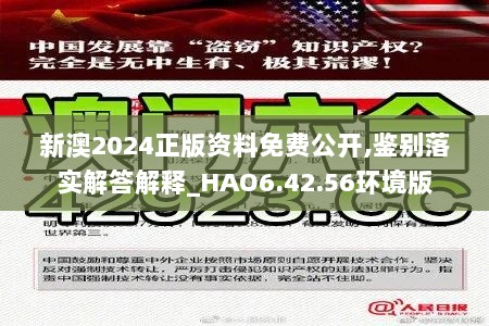 新澳2024正版资料免费公开,鉴别落实解答解释_HAO6.42.56环境版