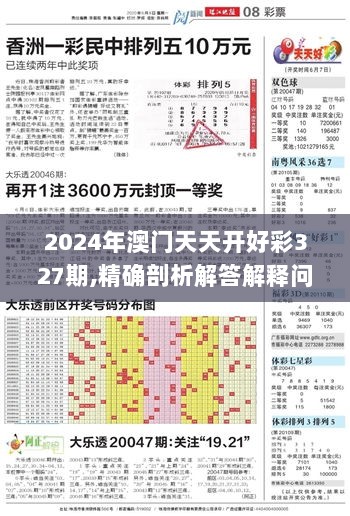 2024年澳门天天开好彩327期,精确剖析解答解释问题_UWN3.72.56本命境