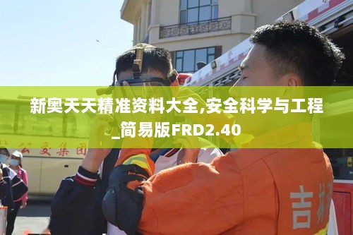 新奥天天精准资料大全,安全科学与工程_简易版FRD2.40