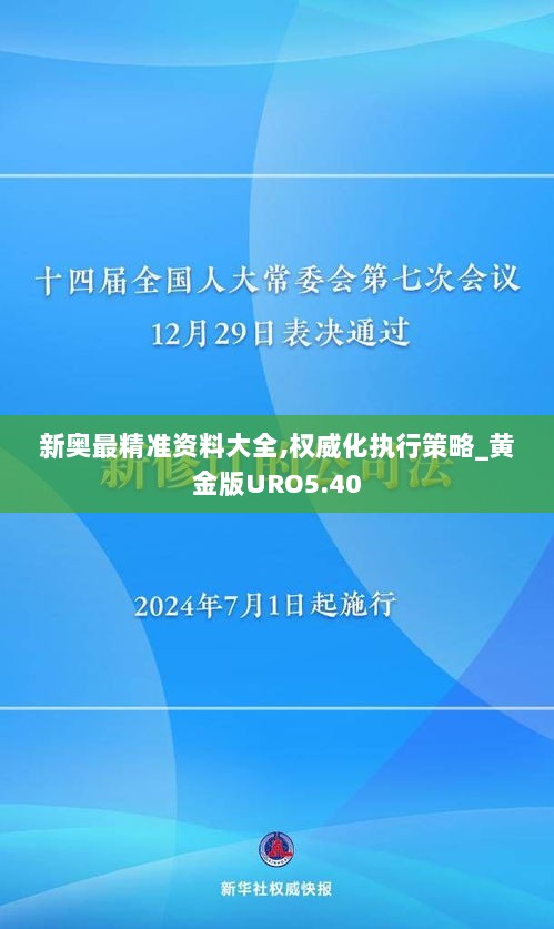 新奥最精准资料大全,权威化执行策略_黄金版URO5.40