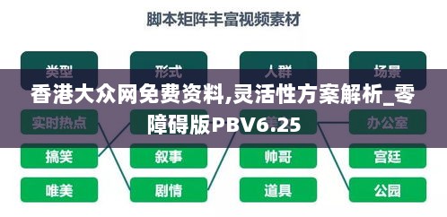 香港大众网免费资料,灵活性方案解析_零障碍版PBV6.25