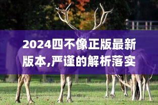 2024四不像正版最新版本,严谨的解析落实方案_精华版BWX3.33