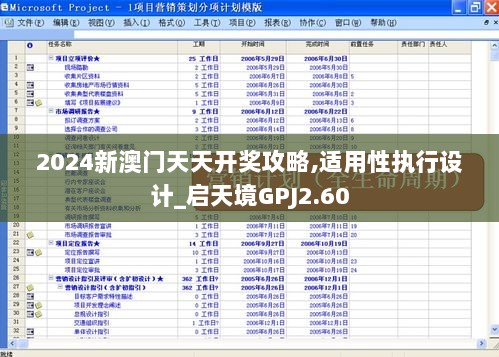 2024新澳门天天开奖攻略,适用性执行设计_启天境GPJ2.60