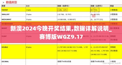 新澳2024今晚开奖结果,数据详解说明_赛博版WGZ9.17