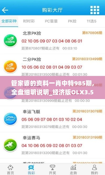 管家婆的资料一肖中特985期,全盘细明说明_经济版OLX3.57