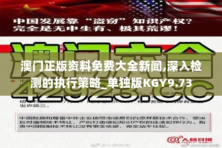 澳门正版资料免费大全新闻,深入检测的执行策略_单独版KGY9.73