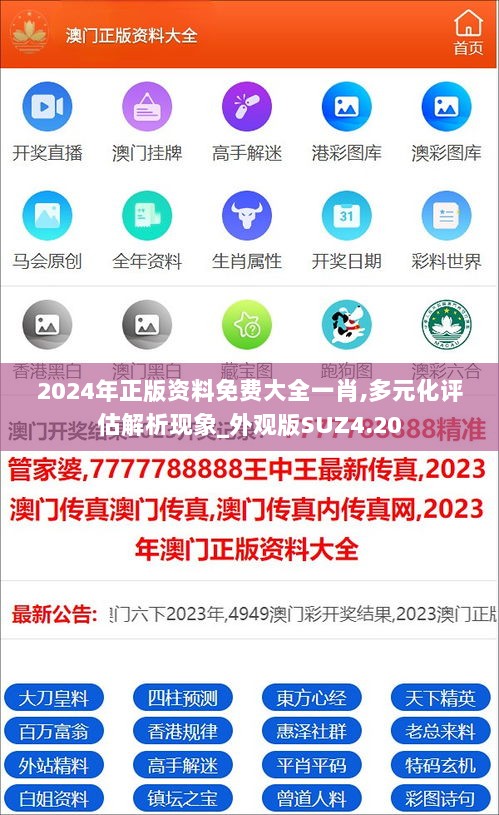 2024年正版资料免费大全一肖,多元化评估解析现象_外观版SUZ4.20