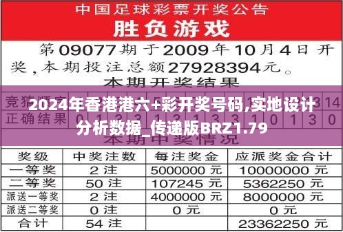 2024年香港港六+彩开奖号码,实地设计分析数据_传递版BRZ1.79