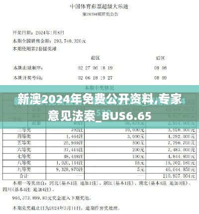 新澳2024年免费公开资料,专家意见法案_BUS6.65