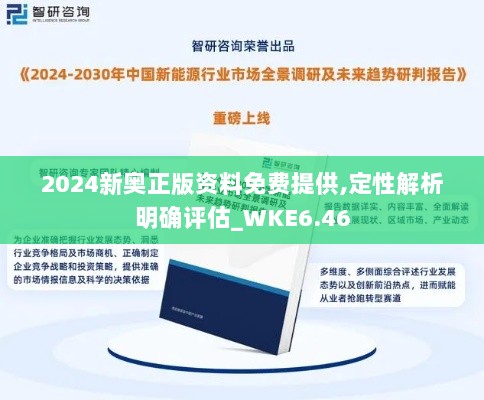 2024新奥正版资料免费提供,定性解析明确评估_WKE6.46