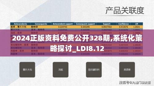 2024正版资料免费公开328期,系统化策略探讨_LDI8.12