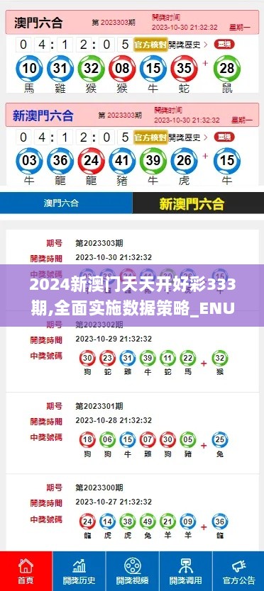 2024新澳门天天开好彩333期,全面实施数据策略_ENU9.30