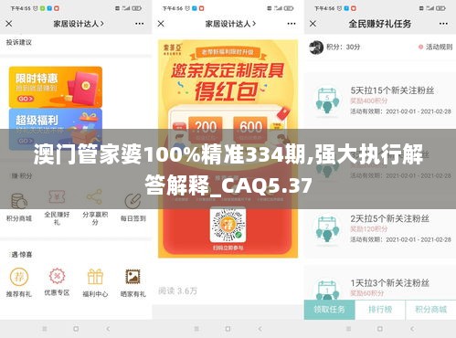 澳门管家婆100%精准334期,强大执行解答解释_CAQ5.37