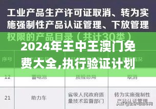 2024年王中王澳门免费大全,执行验证计划_ISO6.37