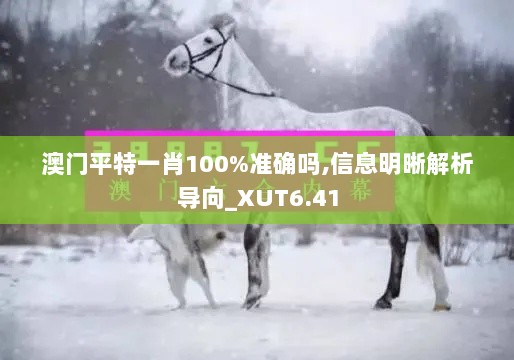 澳门平特一肖100%准确吗,信息明晰解析导向_XUT6.41