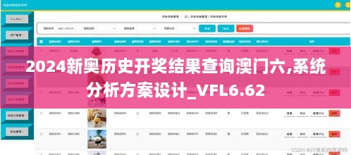 2024新奥历史开奖结果查询澳门六,系统分析方案设计_VFL6.62