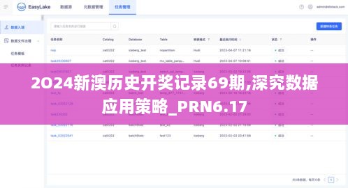 2O24新澳历史开奖记录69期,深究数据应用策略_PRN6.17