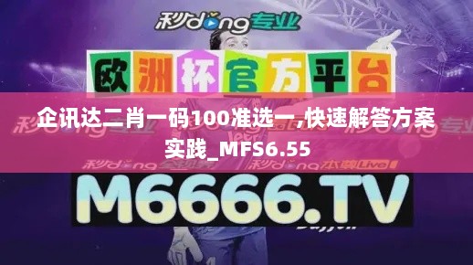 企讯达二肖一码100准选一,快速解答方案实践_MFS6.55