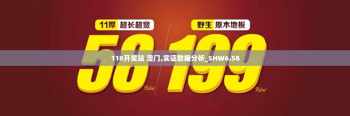 118开奖站 澳门,实证数据分析_SHW6.58