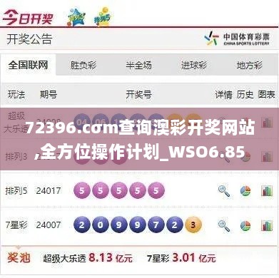 72396.cσm查询澳彩开奖网站,全方位操作计划_WSO6.85