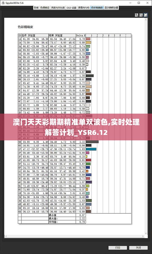 澳门天天彩期期精准单双波色,实时处理解答计划_YSR6.12