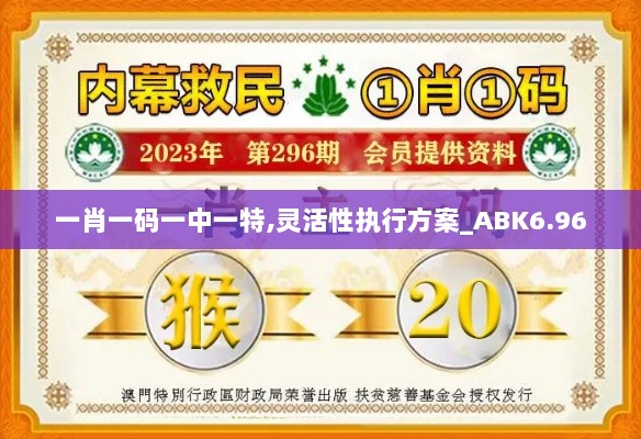 一肖一码一中一特,灵活性执行方案_ABK6.96