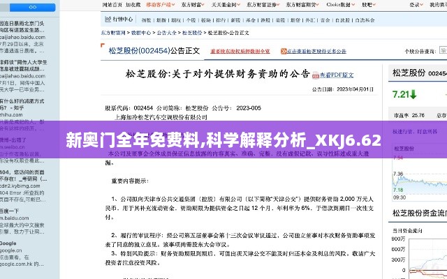 新奥门全年免费料,科学解释分析_XKJ6.62