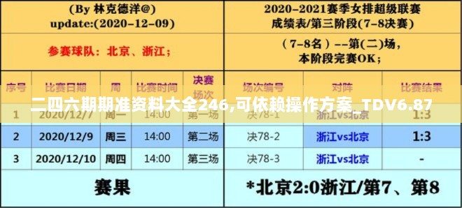 二四六期期准资料大全246,可依赖操作方案_TDV6.87