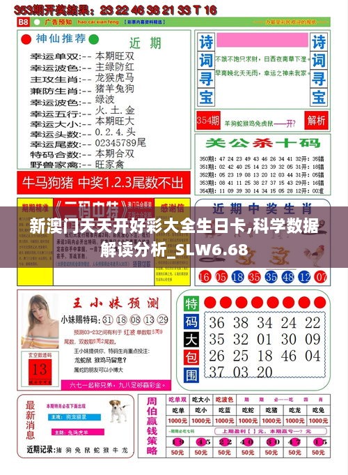 新澳门天天开好彩大全生日卡,科学数据解读分析_SLW6.68