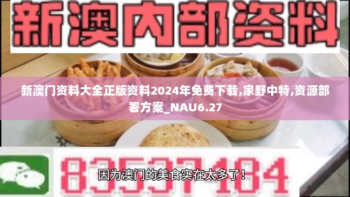 新澳门资料大全正版资料2024年免费下载,家野中特,资源部署方案_NAU6.27