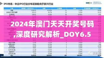 2024年澳门天天开奖号码,深度研究解析_DOY6.50