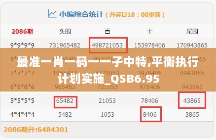 最准一肖一码一一孑中特,平衡执行计划实施_QSB6.95