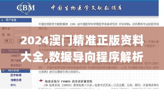 2024澳门精准正版资料大全,数据导向程序解析_YNF6.33